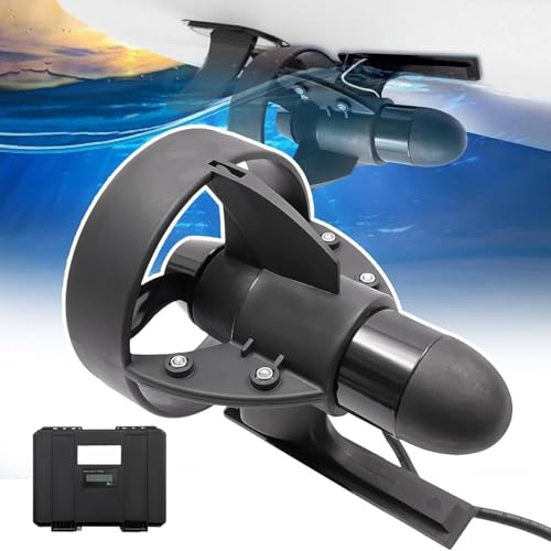 216W 288W Electric Motorized Surfboard Propeller Propulsion, Surf & Sup Fin Battery Electric Fin Stand up Paddle Board Motor Surf Board, 12V Kayak Surfboard Rechargable Jet Powered Surfboard Kit 216W