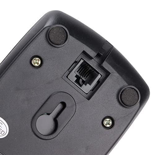 Teléfono Fijo Pequeño Multifuncional Montable en Pared Negro miniatura 6