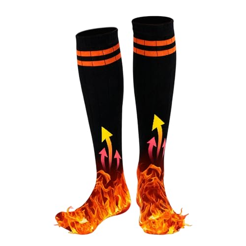 Calcetines térmicos eléctricos, calentadores de invierno lavables Calentamiento rápido | Calcetines de invierno con calefacción | para esquí, senderismo, pesca, uso diario, actividades al aire libre