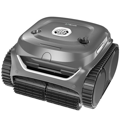 Image of WYBOT C2 Cordless Robotic Pool Cleaner, Dual Filtration, Wall Climbing & Waterline Cleaning, App Scheduling, Smart Navigation, Pool Vacuum for Inground -Grey&White