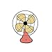 Spilla Spille Pin Smalto Elettrico Bomboniera Spille Carino Metallo # 1 Medaglia Spilla Pin Per Bambini Scuola Sacchetto Decorazione Distintivi Regalo Gioielli Regalo Nuovo-Ventilatore Elettrico