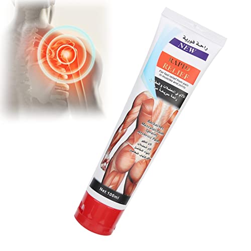 Crema de masaje Crema para aliviar el dolor Fórmula a base de hierbas Crema tópica Terapia de curación del dolor Crema de masaje universal, adecuada para terapeutas de masaje y masajes(50 gramos)