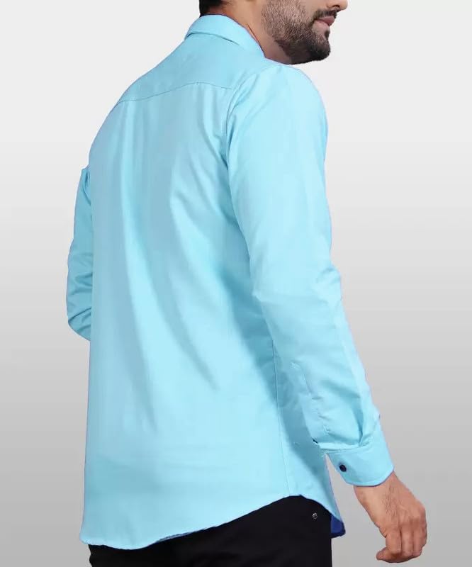 Image of Pinkmint Cotton Soild Combo Men Shirt Formmal Wear Office Wear Regular Fit Shirt