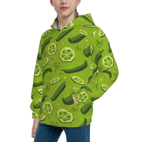 Pickles and Dill Kid Hoodies Boys Sweatshirts Girls Pullover with Pocket2