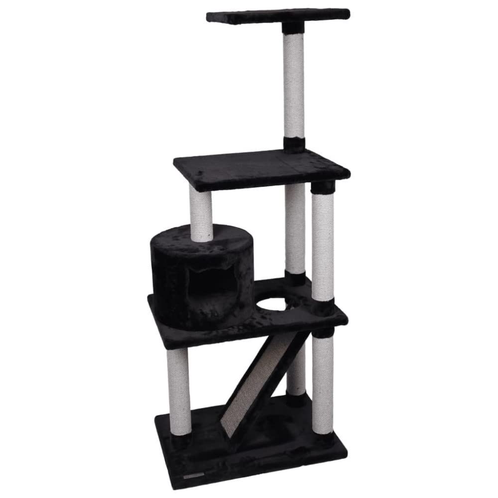 Flamingo SCRATCHING TREE FORZA BLACK 60x40x151,5CM