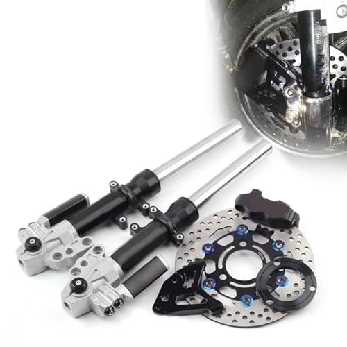 Fourche 30 core 400mm pour moto avec disque 220mm améliorant le freinage et la stabilité