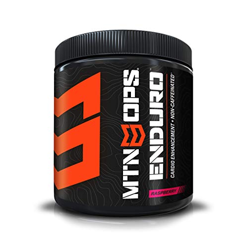Mtn Ops Enduro Nitric Oxide Supplement & Energy Drink Mix With L Arginine & L Citrulline, Boost Oxygen With Caffeine Free Pre Workout, Raspberry Flavor, 30 Servings #TOP1