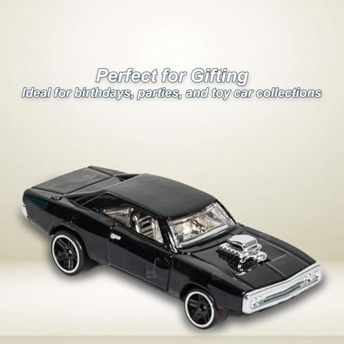 Image of PLUSPOINT Die-cast Metal Charger 1:64 Scale Model Car,Simulation Collectible Style Mini Car Alloy Body, Smooth Wheels & Realistic Display Model & Racing Toy Car for Kids, Adults & Collectors for 3+