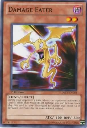 Amazon.com: Yu-Gi-Oh! - Damage Eater (DREV-EN004) - Duelist Revolution -  Unlimited Edition