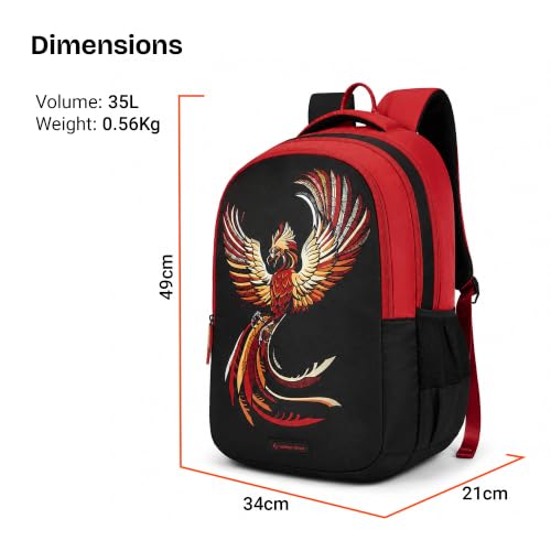 Image of Nasher Miles x Harry Potter Backpack | Polyester Laptop Backpack 35L | Ideal for School, College, Office & Travel | Men, Women, Boys, Girls