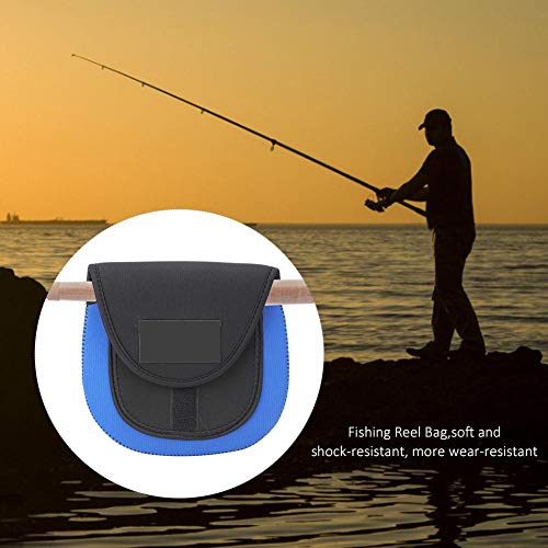 Fishing Reel Pouch, Fishing Reel Bag Fishing Reel Protective Case Pouch Fishing Bags BG-Y101(M) Diving, Black - Image 2