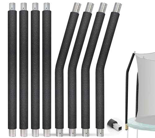 Image of Trampoline Poles Replacement for Skywalker Or Jumpzylla,Galvanized Trampoline Enclosure Pole for Skywalker or Jumpzylla,Replace Parts#4201 4202 4135 OR for Jumpzylla 8ft 10ft&12ft 14ft
