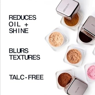 about-face Curtain Call Set & Smooth Loose Powder Bow – Lightweight, Oil-Absorbing Setting Powder with Rice Starch & Corn-Based Talc Alternative – Vegan, Cruelty-Free, – 0.35oz (Translucent)