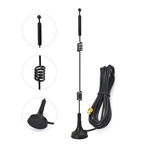 image for Bingfu Dual Band WiFi 2.4GHz 5GHz 5.8GHz 9dBi Magnetic Base SMA Male A