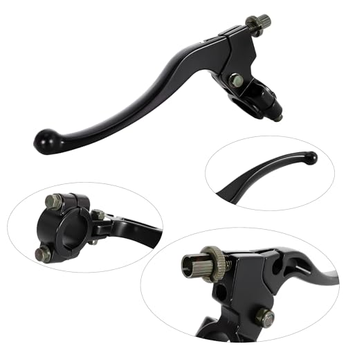7/8\" Universal Left Clutch Lever Compatible with 50cc 70cc 90cc 110cc 125cc Dirt Bike Mini Bike,Brake Lever for CT200U CT100U Trail 200 CRF50 CRF100 CRF150 XR50 XR200 YZ80 YZ85 YZ100 KX65 KX85(Black)