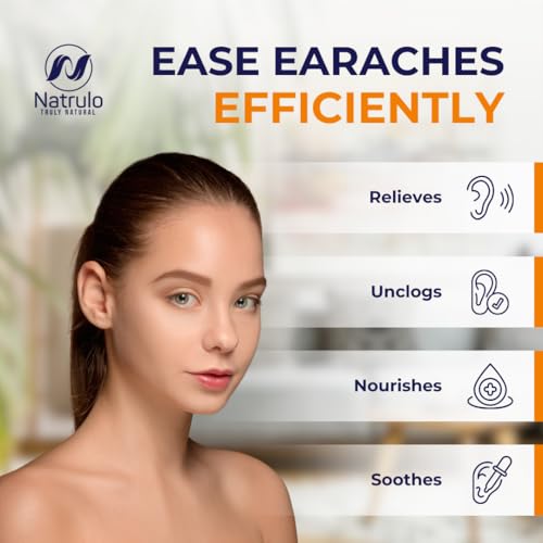 image for Natrulo Natural Ear Drops for Ear Infection – Herbal Eardrops for Ad