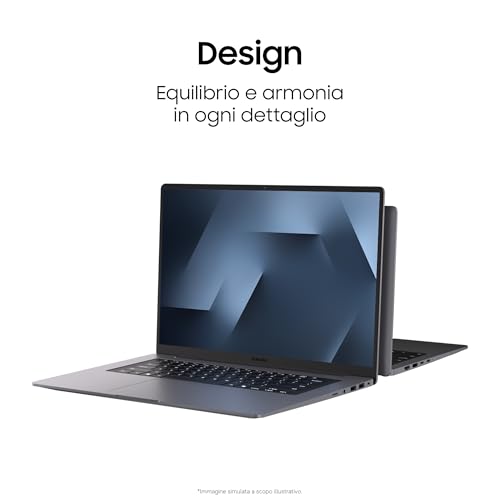 Samsung Galaxy Book6 (16", Ultra 5 325, 16GB), Copilot+PC, Processore lntel Core Ultra 5 325, 256GB, Batteria Lunga Durata, Portatile, Design Sottile, Display IPS, Galaxy AI, Gray [ver. Italiana] - Immagine 1