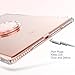 OCYCLONE iPad 9.7 5th / 6th Generation Case, Lightweight Clear Soft iPad Case with Ring Stand, Cute Glitter Bling Diamond Bumper Protective Cover Girls Women Case for iPad 9.7 inch (2018/2017) - Clear