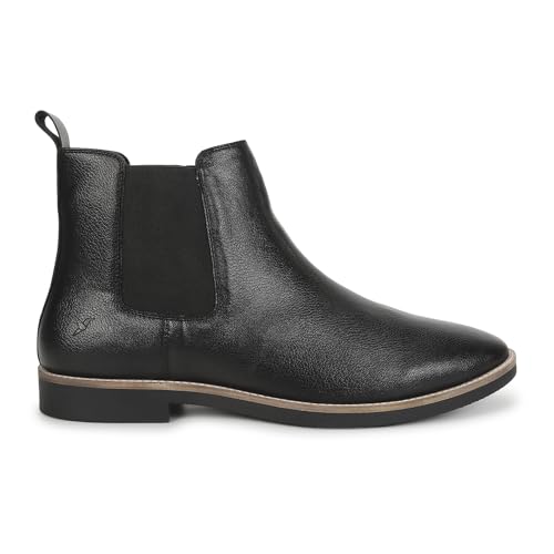 Image of YOHO Comfortable Boots For Men | Extra Cushioned Foot Bed And Skin Friendly Ankle Boot With Low Heels | PU Finish Material | Trendy, Stylish & Casual Boots | Winter, Snow & Holiday Outings