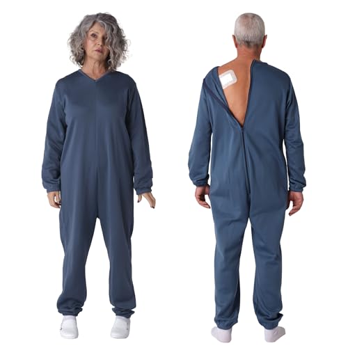 Pyjama sanitaire anti-acarien vêtement Alzheimer indéchirable taille XL