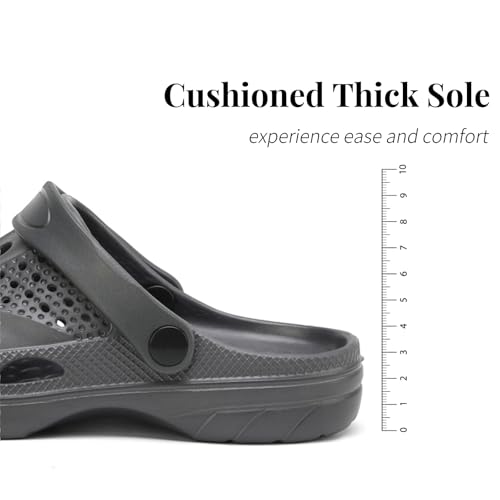 Image of SOSOWHLTE Men's Women's Arch Support Clogs,Unisex Garden Shoes Comfortable Slip-on Outdoor Sandals Slippers for Beach Casual