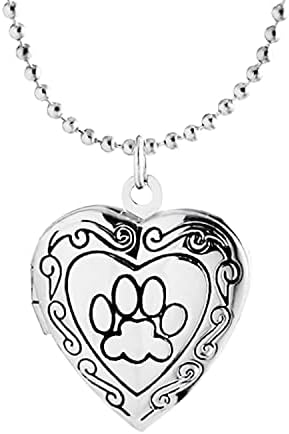 dog paw locket