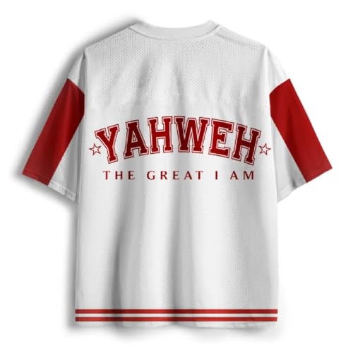 Graphic Tees Summer Novelty Women Men Oversized Flame Christian Jersey2