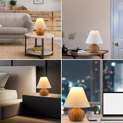 Ora Bamboo HY-TL128 Dimmable Rattan Bamboo Woven Wicker Table Lamp thumb #4