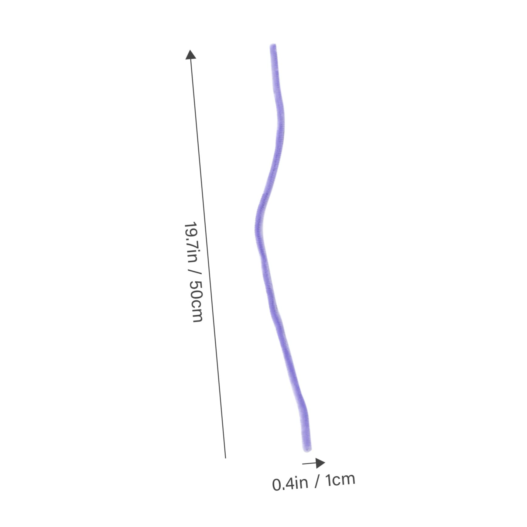 Homoyoyo Craft Supplies Twisted Chenille Stems 10pcs Long Pipe Cleaners Jumbo Chenille Wires for Boys and Girls