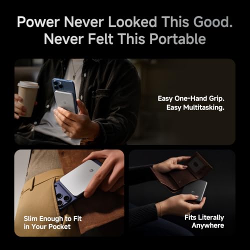 Xiaomi 5000mAh 15W Magnetic Power Bank Silver Glacier Silver - Image 4