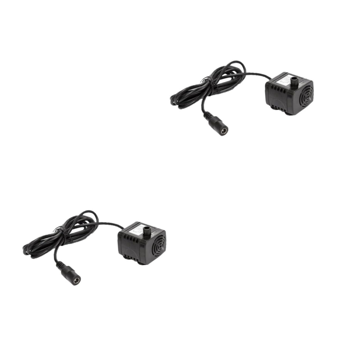 Happyyami 2 Pezzi Pompa Acqua Serbatoio Di Pesce Pompa Acqua Plasitc Acquario Sommergibile Senza Spazzole Pompa Sommergibile Molto Silenziosa Dc12V