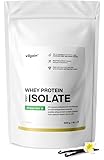 Vilgain Grass-Fed Whey Protein Isolat Vanille 500 g – Eiweißpulver Aus Weidehaltung, High Protein & Low Carb, Mit Stevia Gesüßt, Ohne Zuckerzusatz, Glutenfrei & Laktosearm, CFM