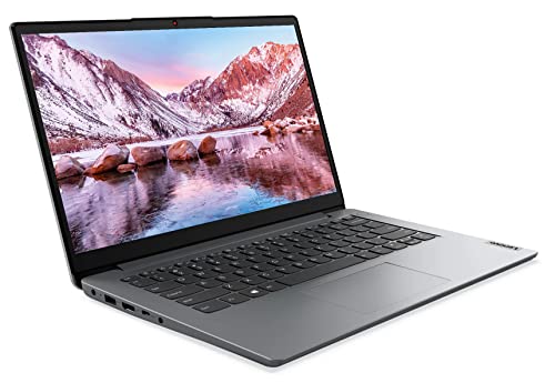 Lenovo Newest Ideapad 1I 14Inch Hd Laptop, Intel Quad-Core Processor, 4Gb Ram, 256Gb Storage(128Gb Emmc + 128Gb Sd Card), 1 Year Microsoft 365, Wifi 6, Webcam, Hdmi, 10Hr Battery Life, Win 11 S #TOP2