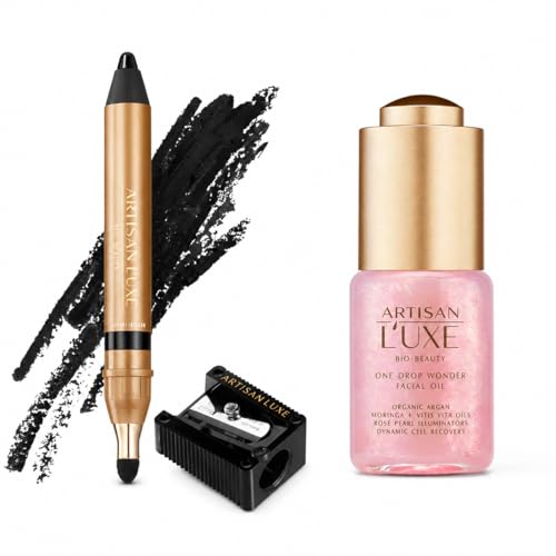 Artisan LUXE Beauty Bundle - Set delineador y aceite facial miniatura 1