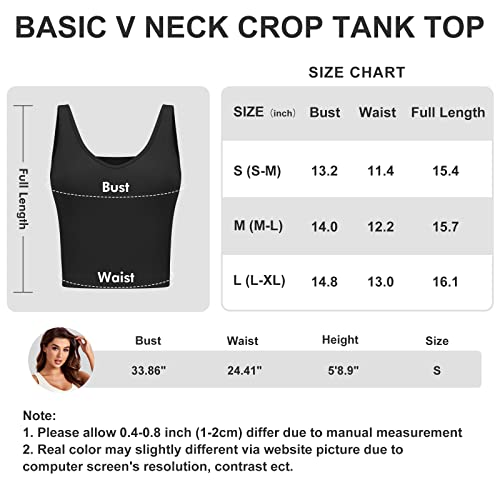 Relety Women's 3 Piece Workout Crop Tank Tops Ribbed Seamless Sleeveless Athletic Yoga Reversible Crop Tops For Women #TOP6