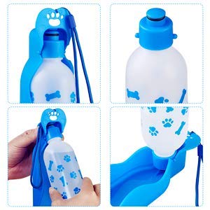 Anpetbest Dog Water Bottle 325Ml/11Oz 650Ml/22Oz Portable Dispenser Travel Water Bottle Bowl For Dog Cat Small A (22Oz/650Ml) #TOP3