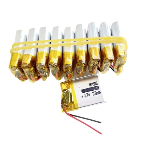 Batería 601520 LiPo de alta densidad con 150 mAh y flujo estable de 3,7V 2