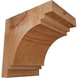 Ekena millwork COR04 X 06 X 06pec00rdf Pescadero madera aserrada sin cepillar ménsula