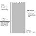 Galaxy Note 9 Screen Protector Privacy, 2-Way Anti Spy Full Adhesive Coverage (2-Pack) Nano Shield 3D Curve Edge Fit Soft Film (NOT Tempered Glass) for Samsung Note 9 and 1-Pack Back Skin Protector