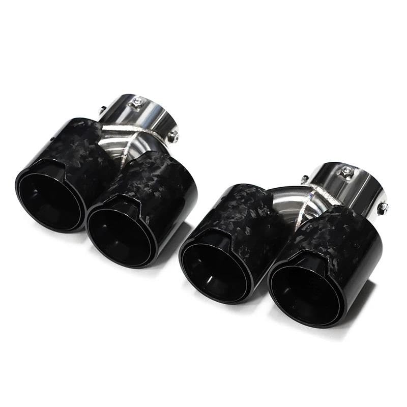Pot d'échappement quadruple carbone pour remplacer les canules d'origine BMW M340i G20