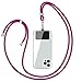 EAZY CASE Universal Handykette geeignet für alle Smartphones, Kette zum Umhängen, Pad mit Kordel, Smartphonekette für Unterwegs, Handyband mit jeder Hülle kombinierbar, Pink
