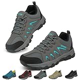 zapatillas impermeables mujer sprinter [Durable y Antideslizante] La suela de goma tiene un excelente efecto antideslizante y duradero, lo que la hace más estable en entornos complejos. Diseño ergonómico, protuberancias multiángulo en la suela, soporte estable, tracción multidireccional (MDT), respuesta flexible a varios terrenos al aire libre y mejor protección contra la intemperie.