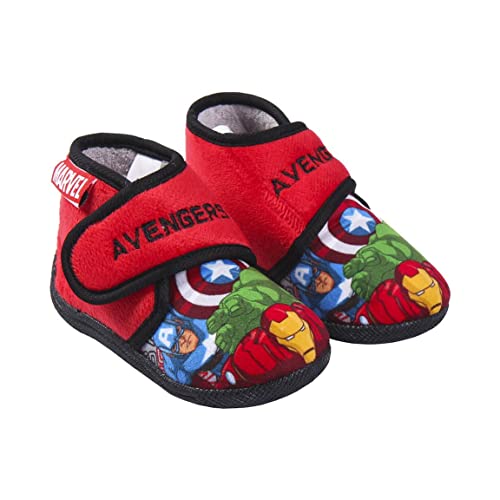 CERDÁ LIFE'S LITTLE MOMENTS Botas estar por Casa para Bebe Niño De The Avengers-Licencia Oficial Marvel, Ballet Flat Uomo, Rosso, 24 EU