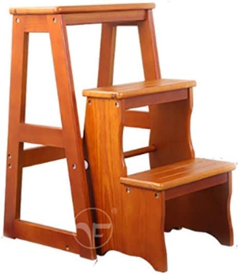 Échelles et escabeau en bois massif OKUOKA #1, le tabouret d'escalade d'intérieur