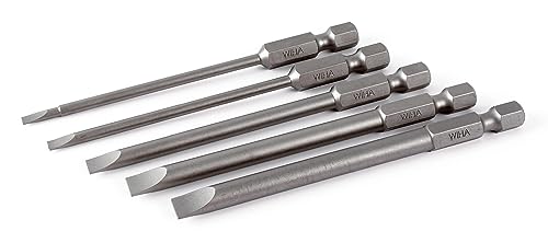 Wiha 76093 5 Piece Slotted Power Blade Set
