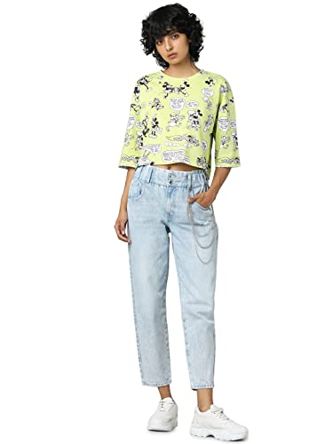 Image of ONLY Women's Cotton Regular Fit T-Shirt