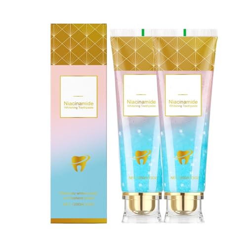 Pasta Dentífrica Blanqueadora, Aliento Frescocuidar Las Encíasreforzar El Esmaltepasta Dentífrica Para El Cuidado Bucal Diario,Limpia Los Dientes En Profundidad,Elimina Suciedad Y Mugre.120g (2)
