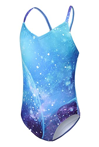 Image of Moon Tree Girls One Piece Swimsuits Ruffle Swimwear Beach Bathing Suit 2-14 Years