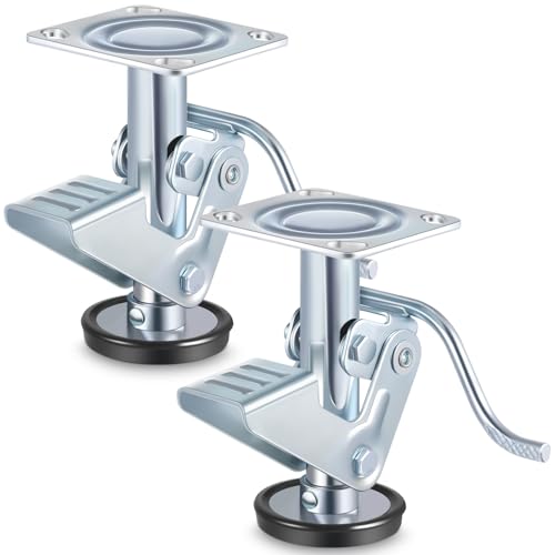 Aurelema 2 Pcs 6 Inch Brake Floor Lock Brake Pedal Lock Heavy Duty Steel