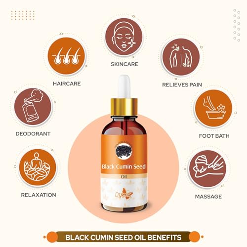 Image of Crysalis Black Cumin Seed Oil 15 ml (0.51 fl oz) - Potent Botanical Oil for Skincare, Haircare & DIY Formulations
